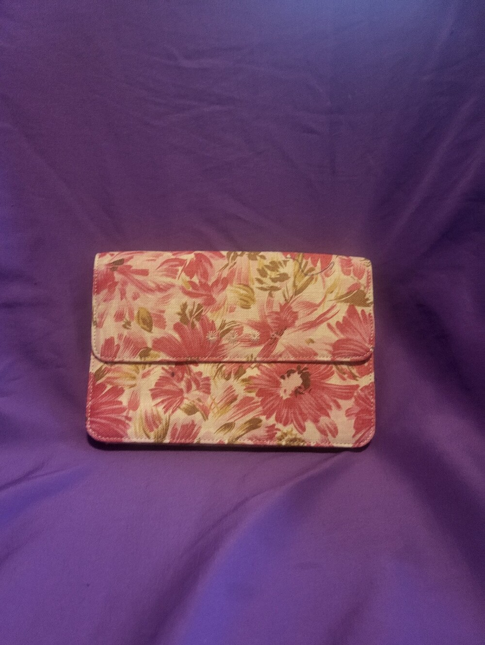 Vintage Kate Spade Floral Pink Compact  Clutch